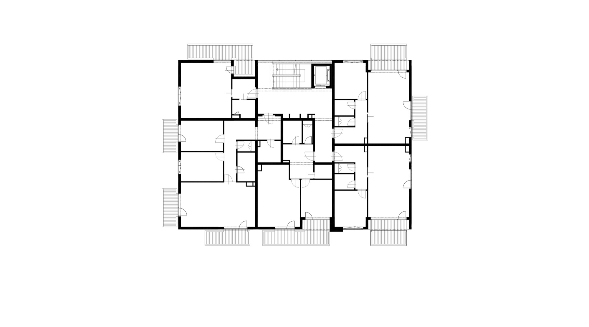 Půdorys - A 4. podlaží