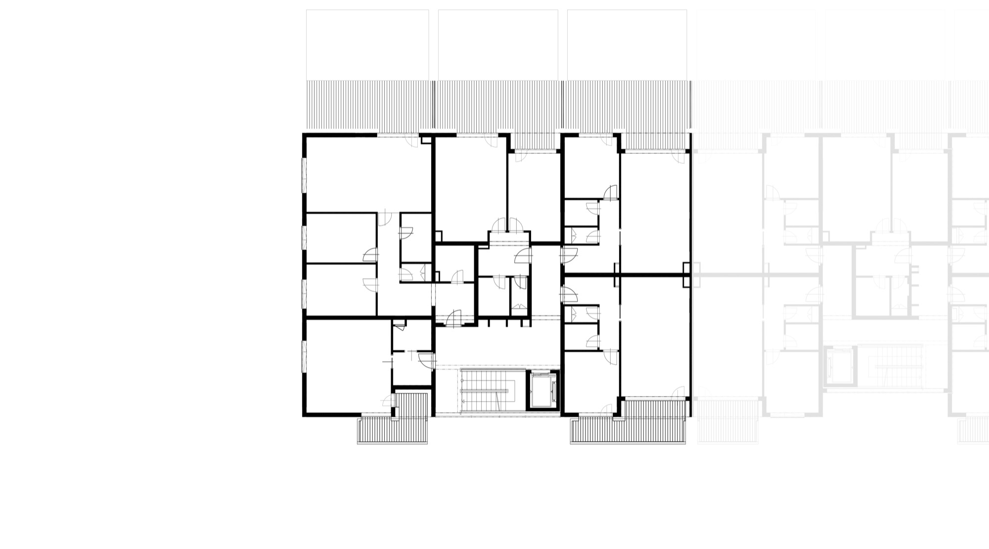 Půdorys - B 2. podlaží