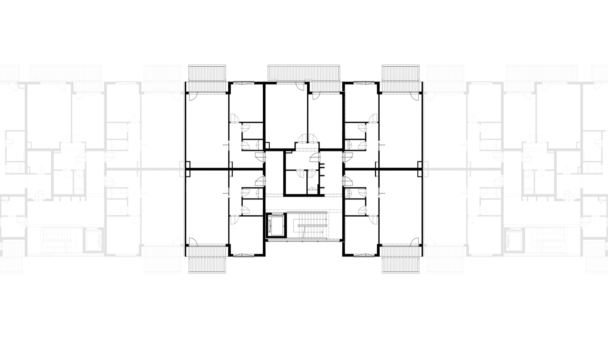 Půdorys - C 5. podlaží