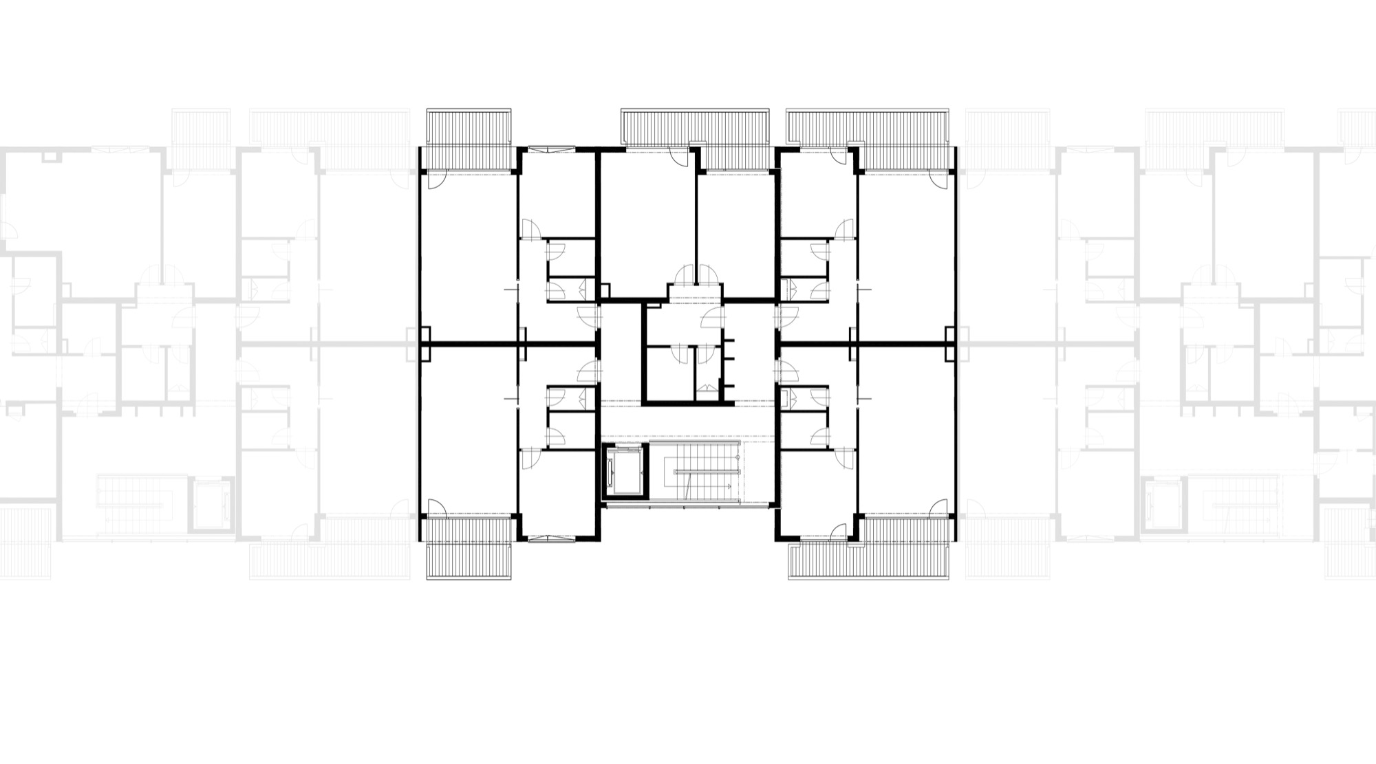 Půdorys - C 6. podlaží