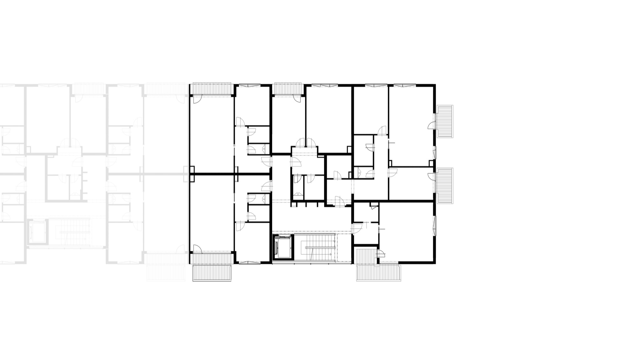 Půdorys - D 3. podlaží