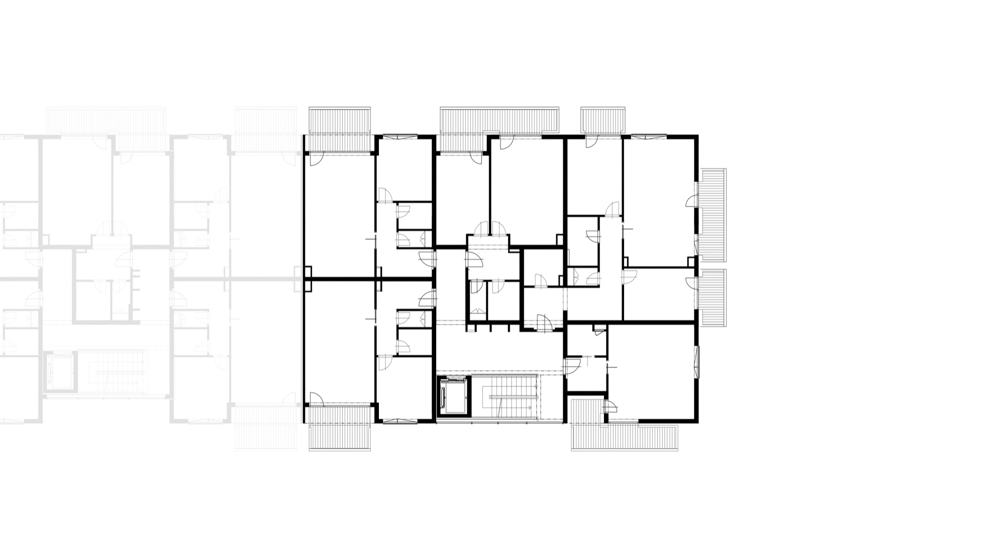 Půdorys - D 5. podlaží