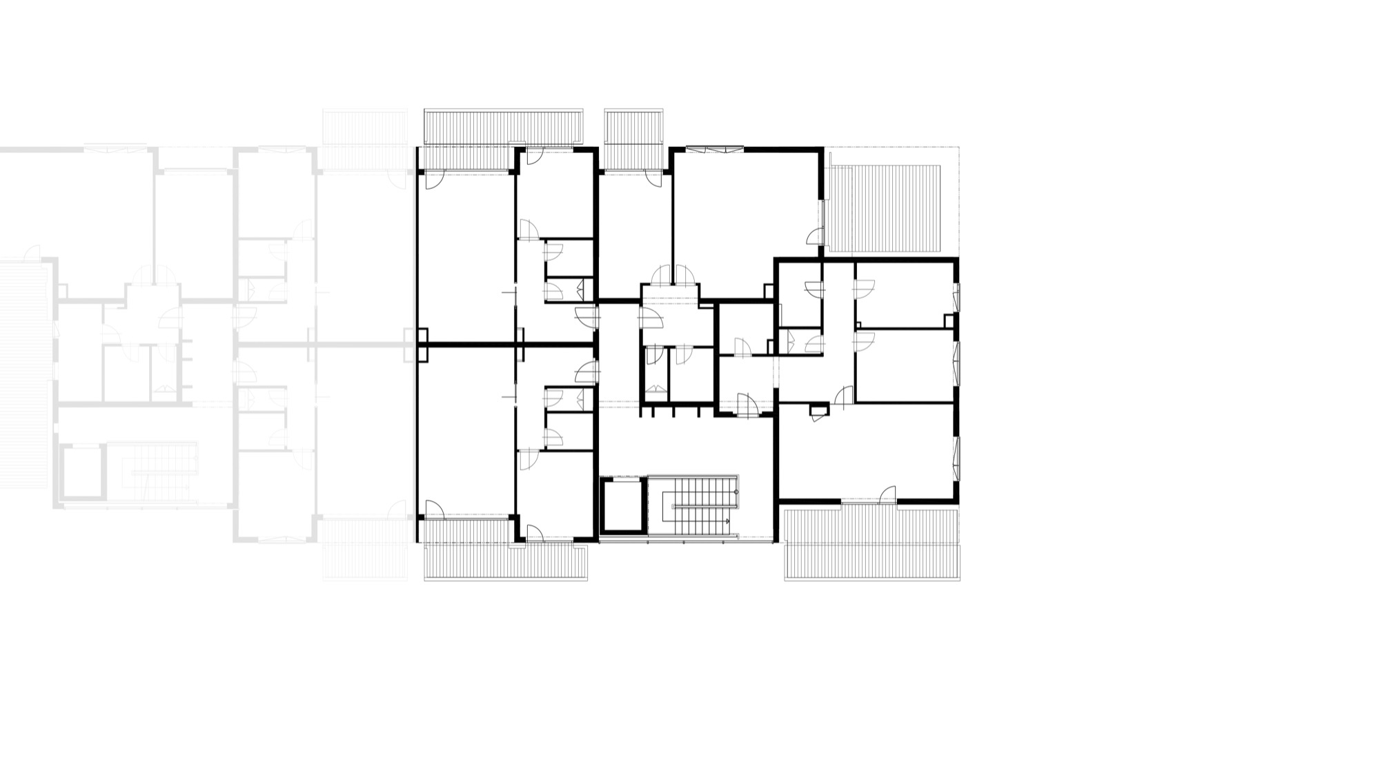 Půdorys - D 8. podlaží